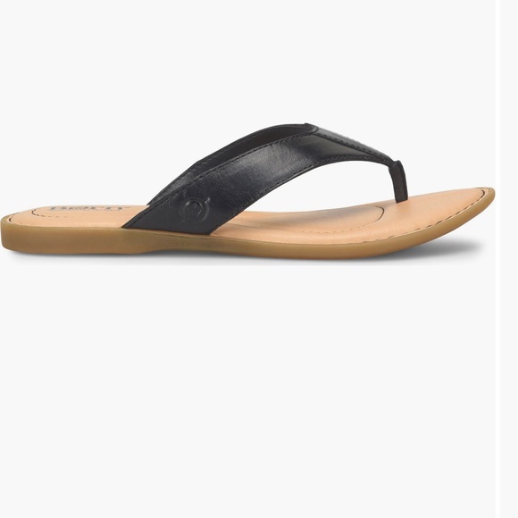 Born Women's Ciara Flip Flop Black Sandals - Picture 3 of 7